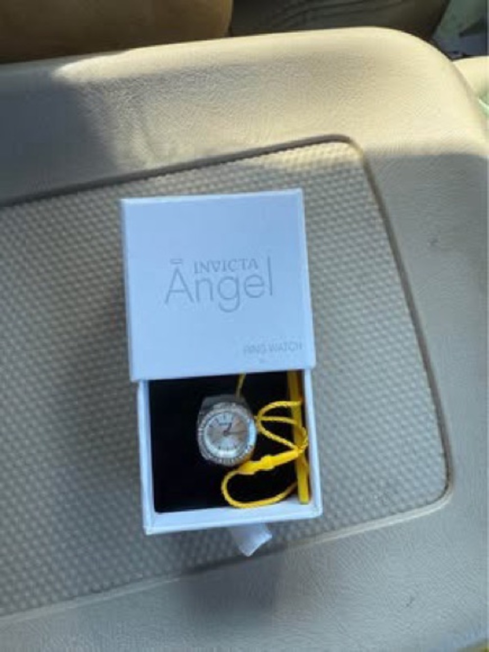 Invicta Angel White and Yellow Accent Women's Watch